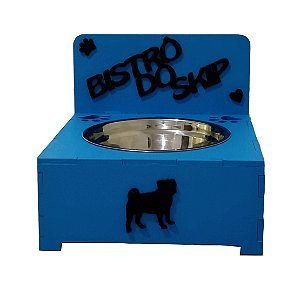 Comedouro - Azul/Preto