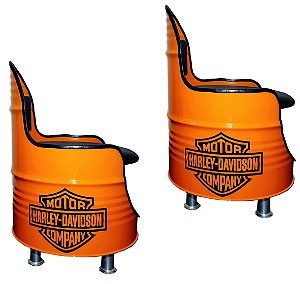  Kit Tema Harley Davidson - 2 Poltronas de tambor