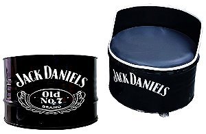 Kit Tema Jack Daniel's - Mesa de Centro + Poltrona de tambor 