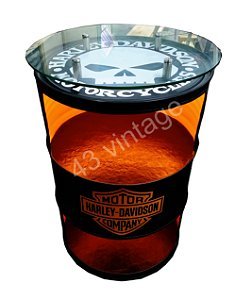 Tambor Barzinho Vazado com Luz de Led - Personalizado