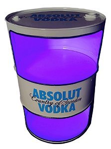 Tambor Barzinho Vazado com Luz de Led - Personalizado