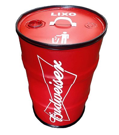 Lixeira de Tambor - Budweiser