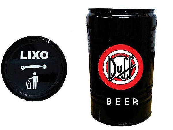  Lixeira de Tambor - Duff Beer